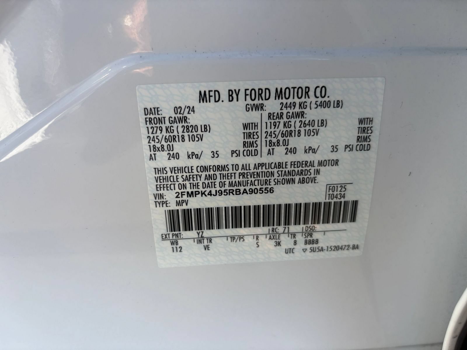 Used 2024 Ford Edge SEL AWD/4WD image 30