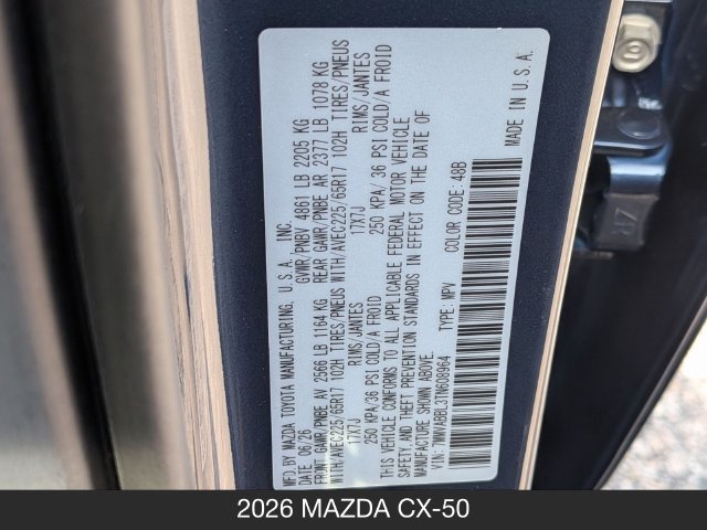 New 2026 MAZDA CX-50 AWD 2.5 S w/ Weather Package image 31