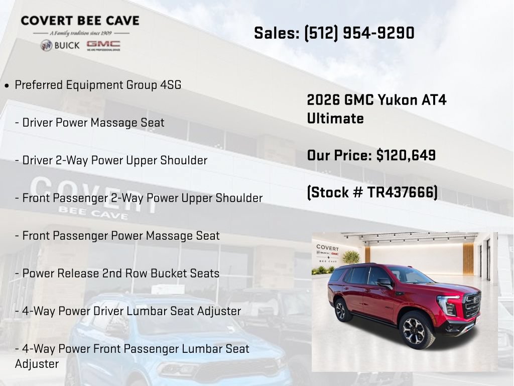 New 2026 GMC Yukon AT4 Ultimate AWD/4WD image 7