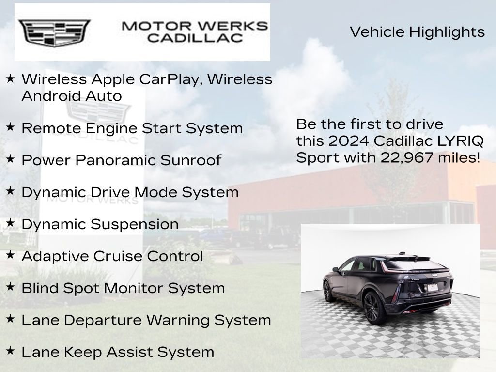 Certified 2024 Cadillac Lyriq Sport image 15