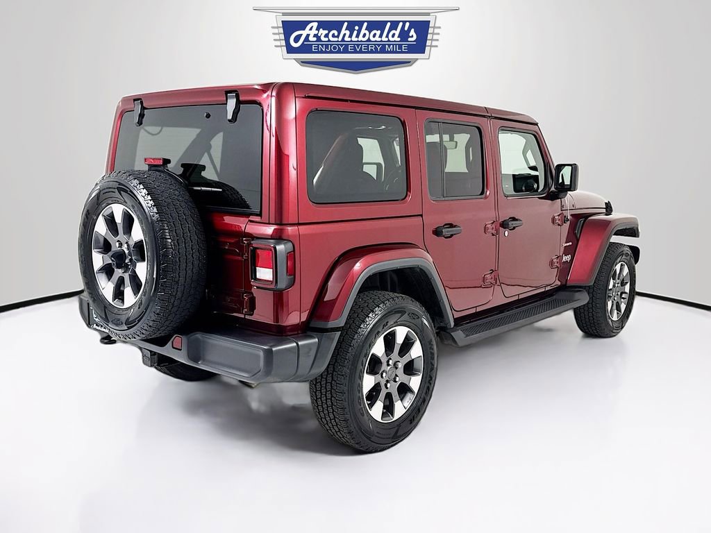Used 2021 Jeep Wrangler Unlimited Sahara w/ Uconnect 4C Nav & Sound Group image 8