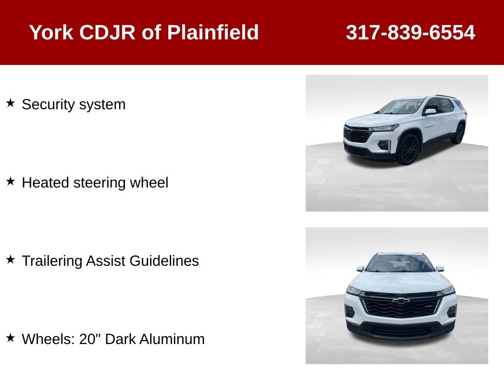 Used 2023 Chevrolet Traverse RS w/ LPO, Floor Liner Package image 12