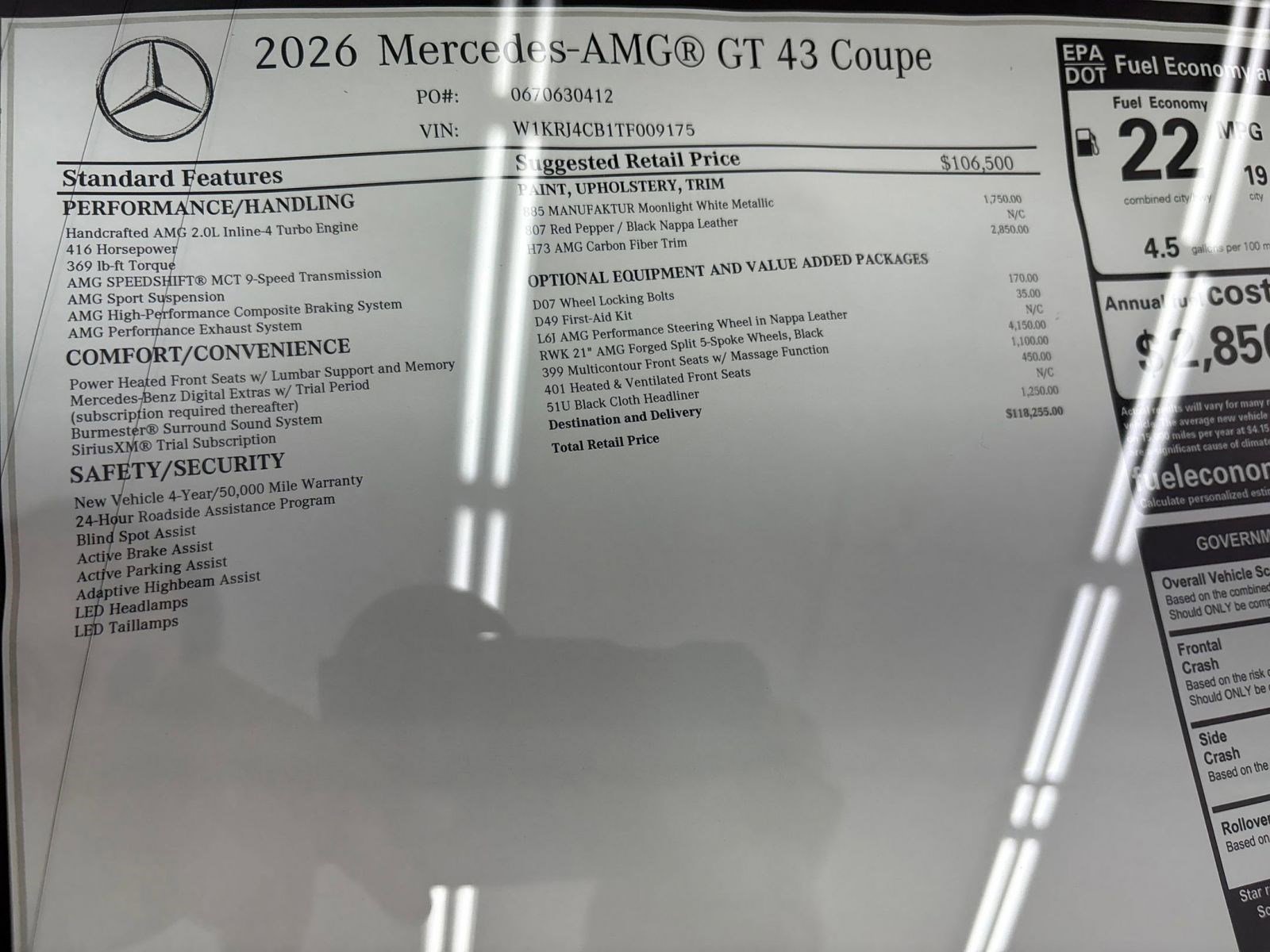 New 2026 Mercedes-Benz AMG GT 43 image 25