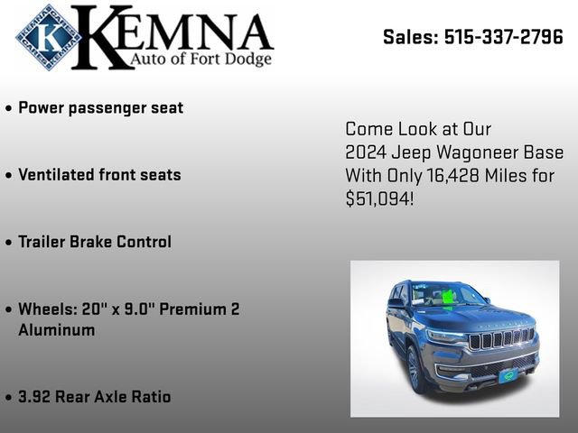 Used 2024 Jeep Wagoneer 4WD w/ Premium Group I image 25