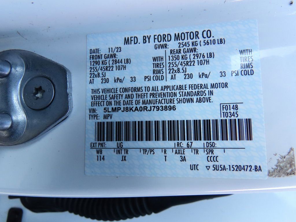 Used 2024 Lincoln Nautilus Reserve w/ Jet Appearance Package (87T) image 46