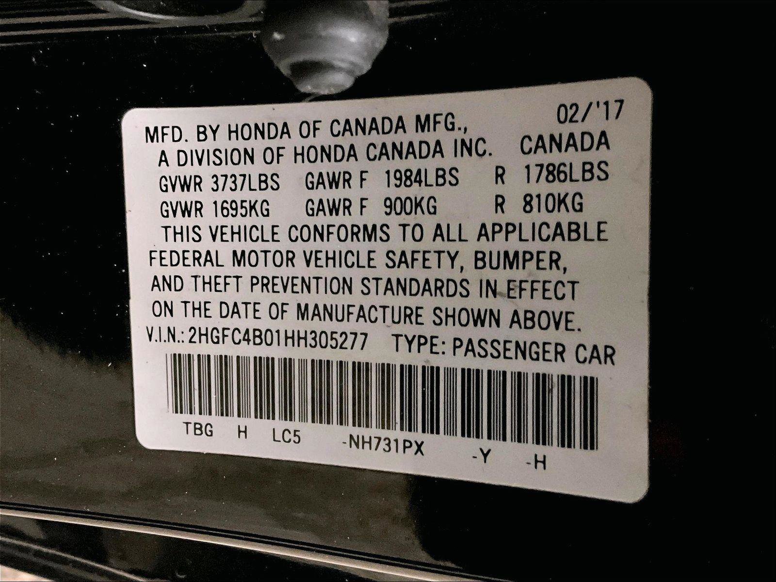 Used 2017 Honda Civic LX-P image 32