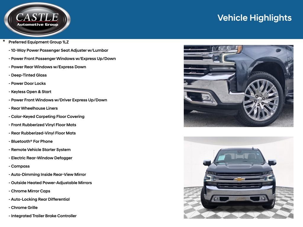Used 2021 Chevrolet Silverado 1500 LTZ w/ LTZ Premium Package AWD/4WD image 8