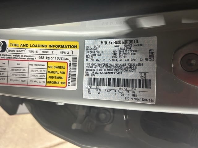 Certified 2022 Ford Bronco Sport Outer Banks w/ Tech Package AWD/4WD image 32