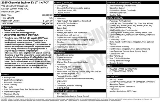 Certified 2025 Chevrolet Equinox EV LT image 5