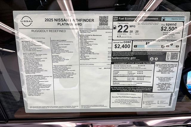 New 2025 Nissan Pathfinder Platinum w/ Lighting Package (N93) image 39