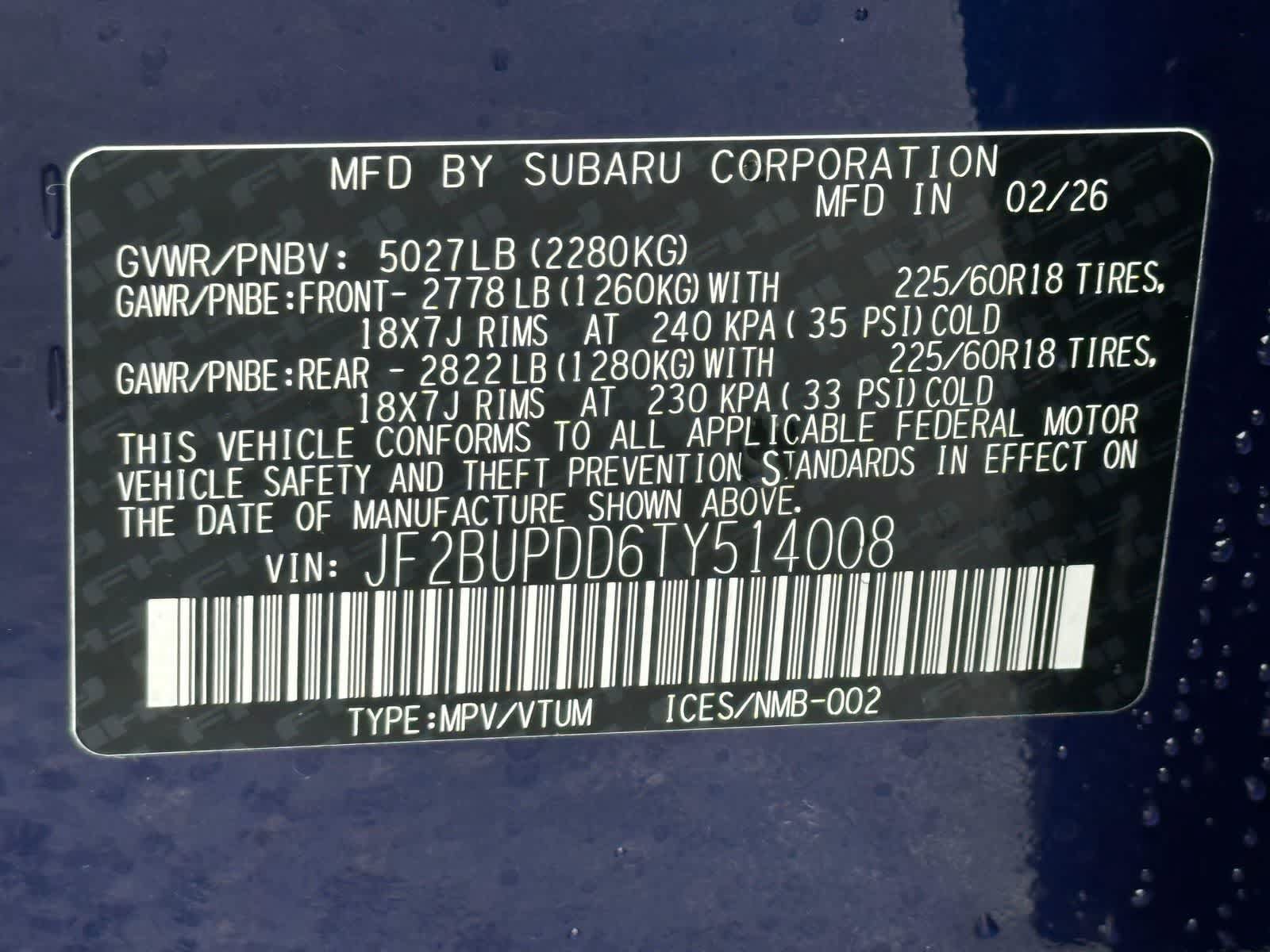 New 2026 Subaru Outback Limited AWD/4WD image 32