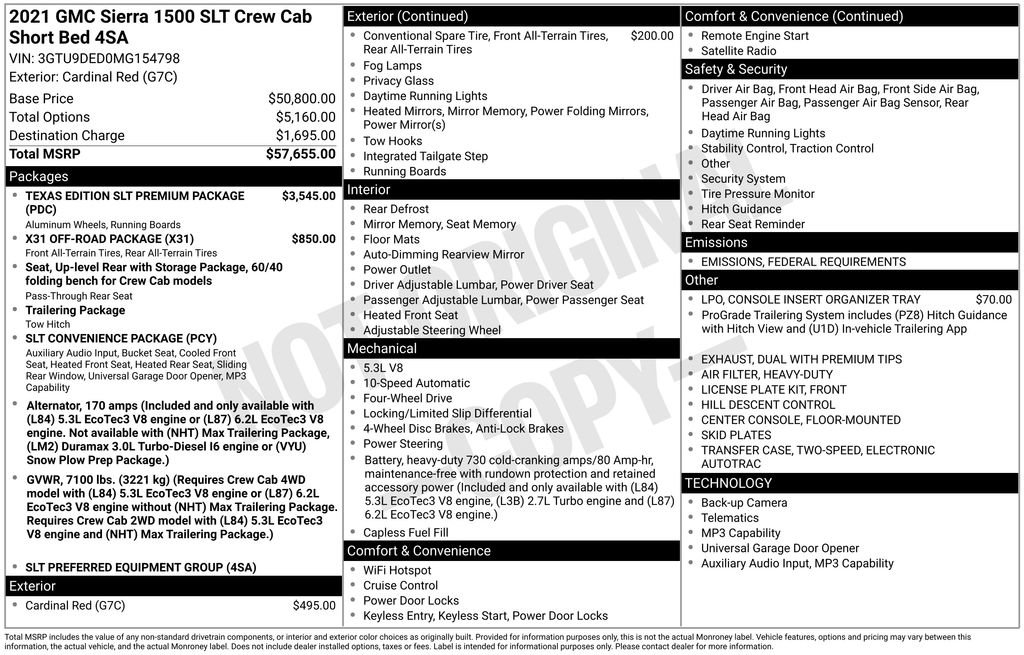 Used 2021 GMC Sierra 1500 SLT image 30