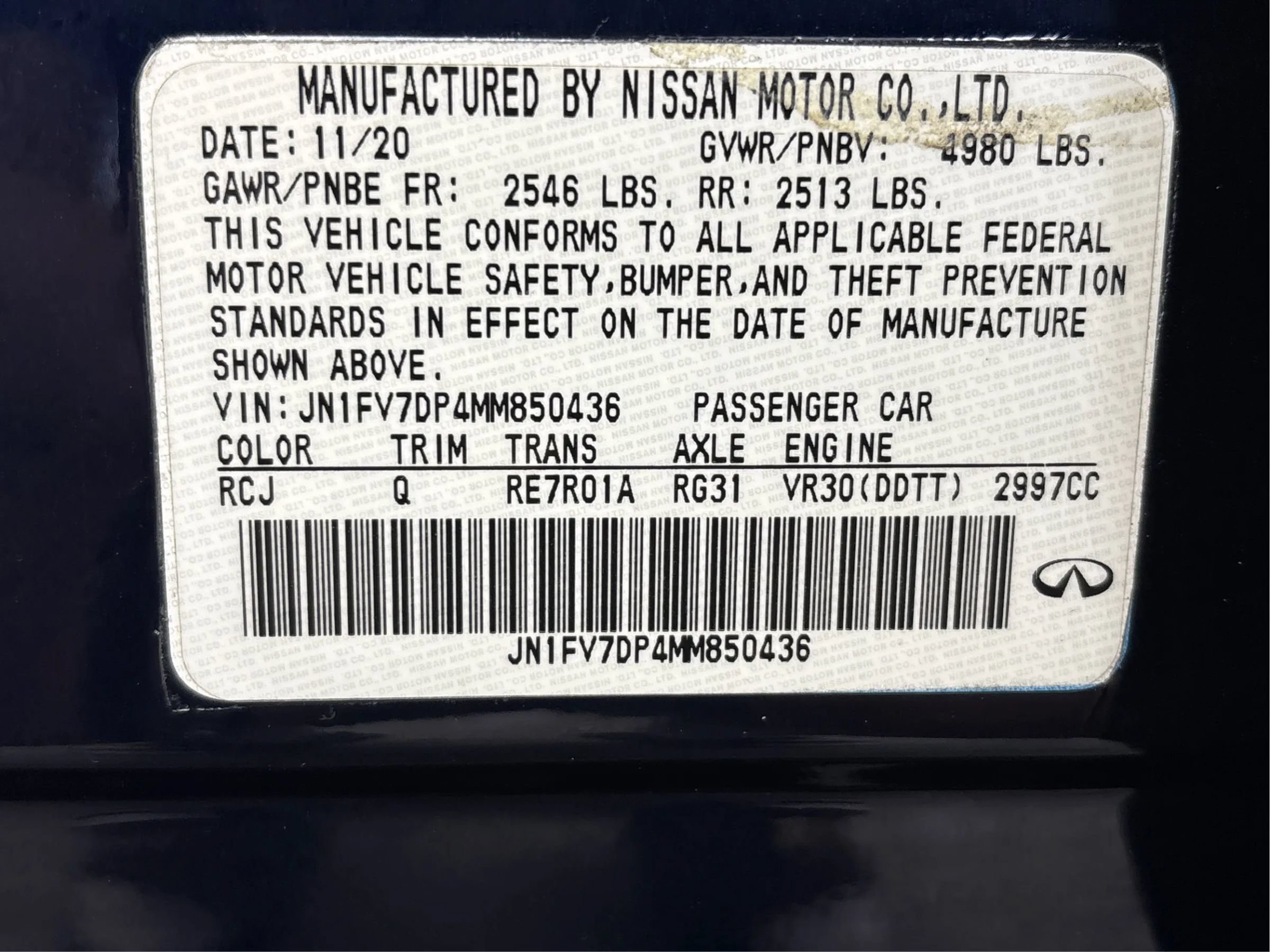 Used 2021 INFINITI Q50 Red Sport 400 w/ Proactive Package RWD image 28