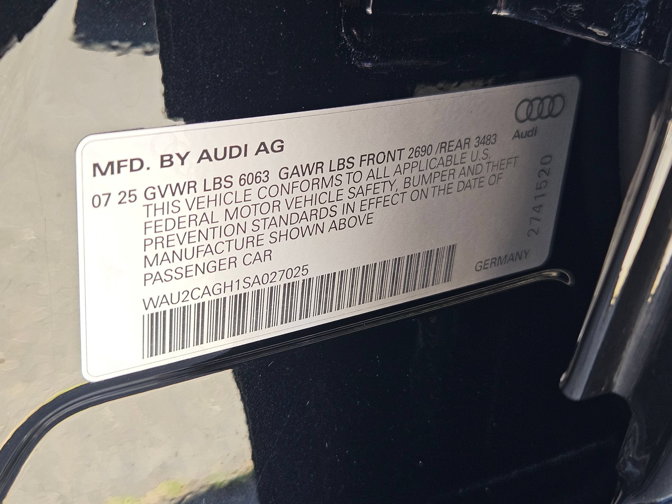 Used 2025 Audi A6 e-tron Premium Plus w/ Premium Plus RWD image 34