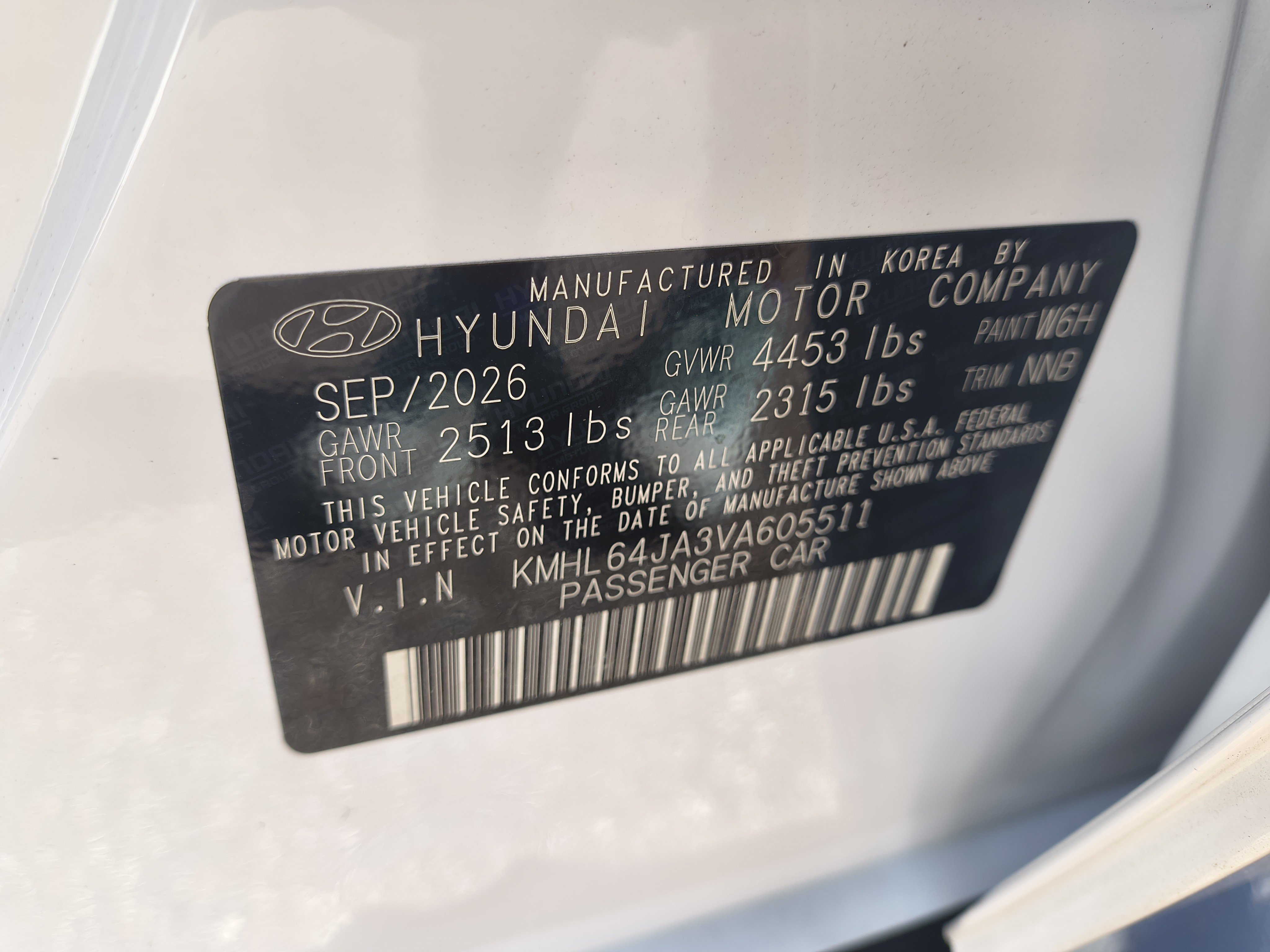New 2027 Hyundai Sonata SEL FWD image 30