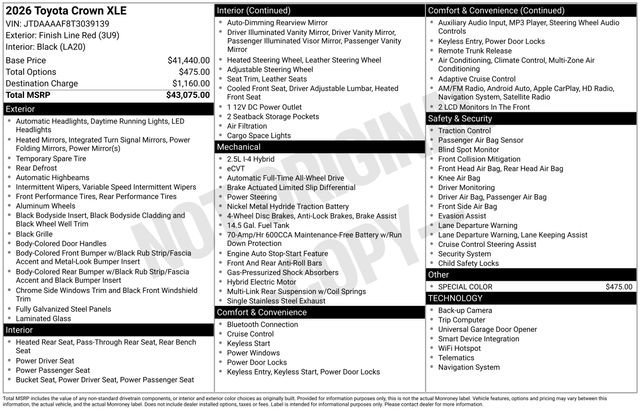 Used 2026 Toyota Crown XLE image 27