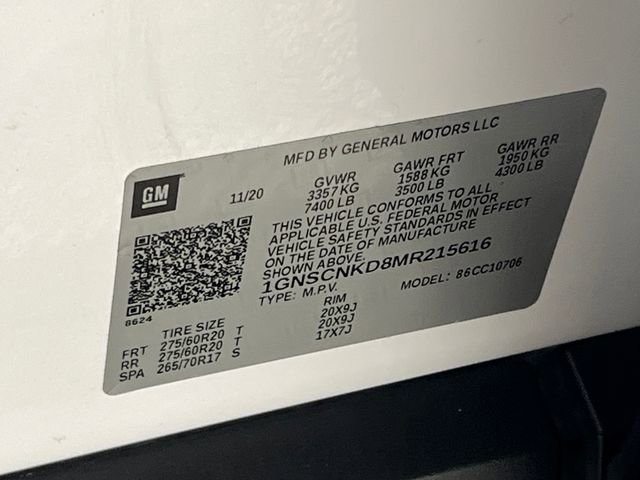 Used 2021 Chevrolet Tahoe LT w/ LT Signature Package image 29