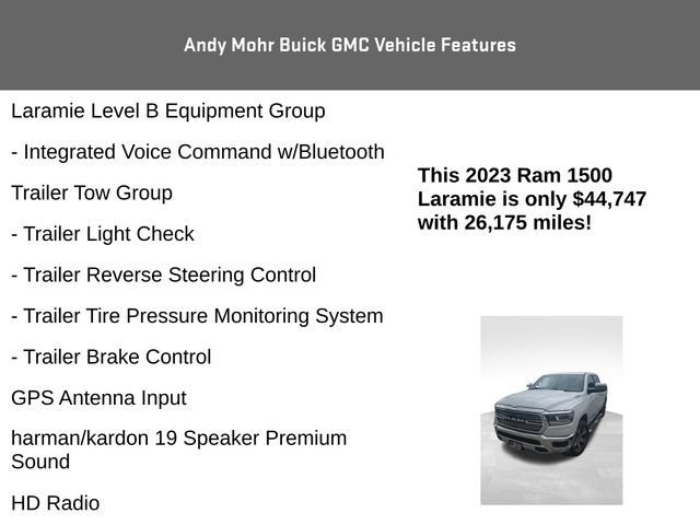 Used 2023 RAM 1500 Laramie AWD/4WD image 12