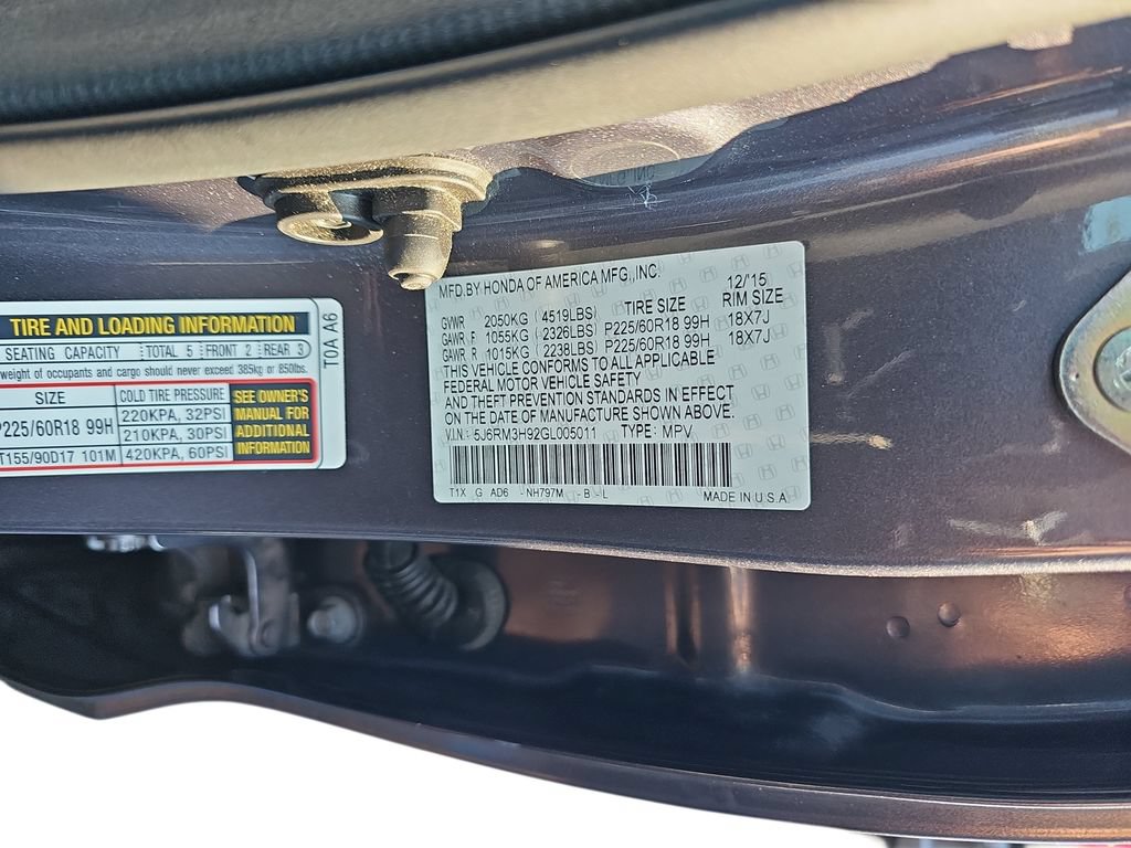 Used 2016 Honda CR-V Touring image 33