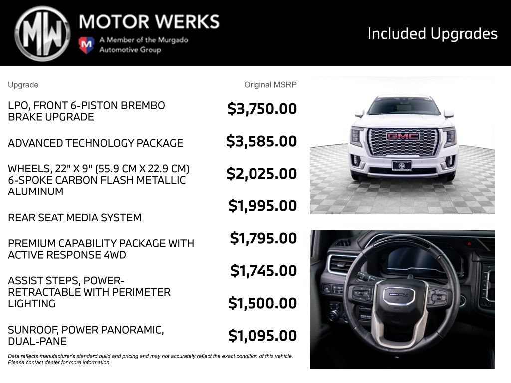 Used 2024 GMC Yukon Denali w/ Advanced Technology Package AWD/4WD image 4