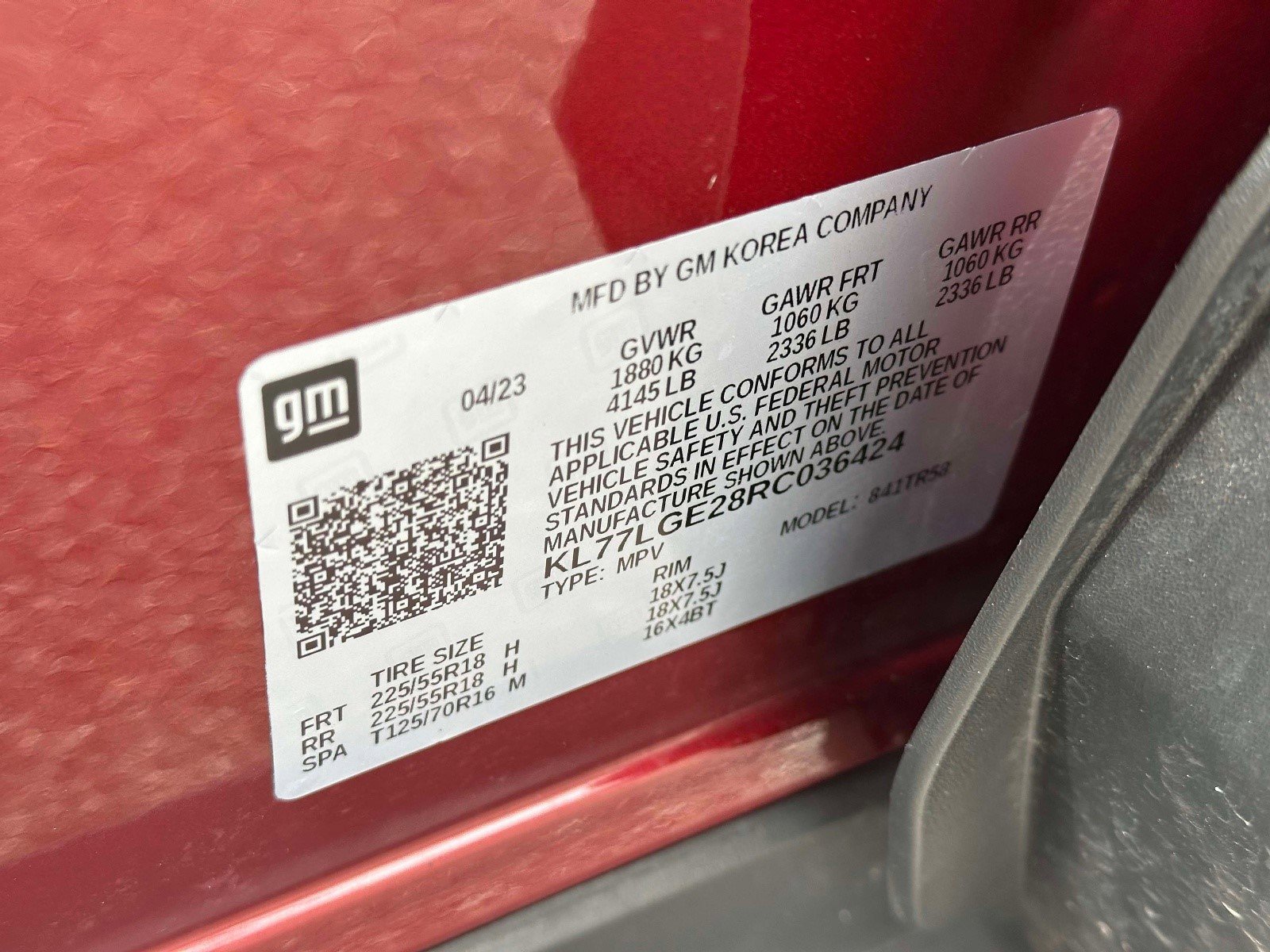 Certified 2024 Chevrolet Trax RS FWD image 19