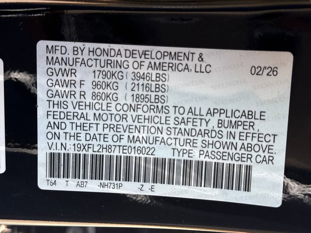 New 2026 Honda Civic Sport image 28