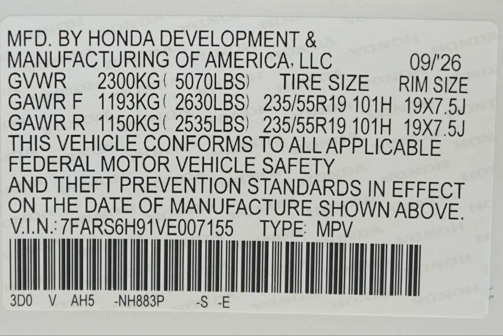 New 2027 Honda CR-V Sport Touring image 21
