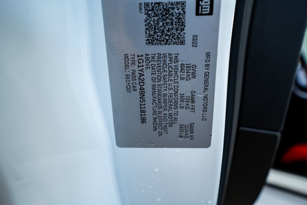 Used 2022 Chevrolet Corvette Stingray Coupe w/ Z51 Performance Package image 59