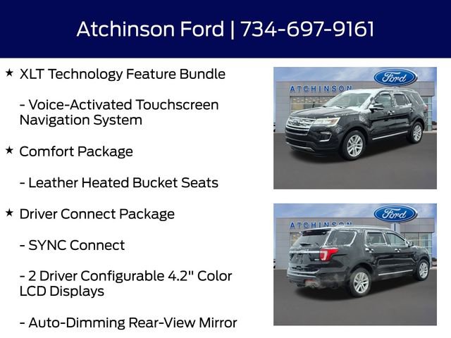 Used 2018 Ford Explorer XLT w/ Equipment Group 202A image 16