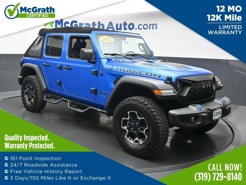 Used 2022 Jeep Wrangler Unlimited Rubicon 4xe w/ Cold Weather Group video 1