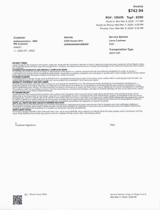 Used 2025 Honda CR-V EX image 37