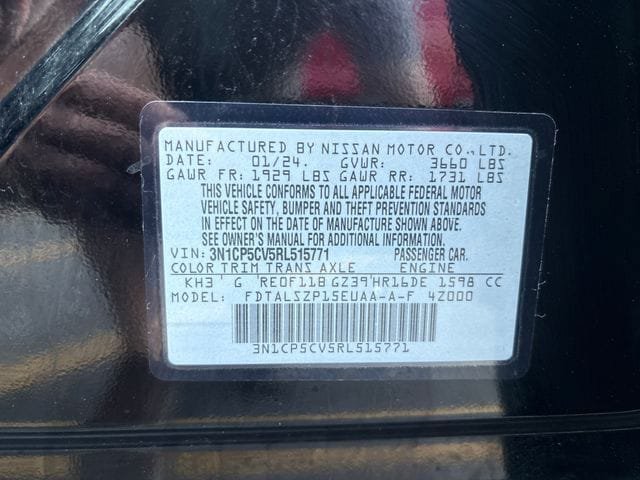 Certified 2024 Nissan Kicks SV FWD image 29