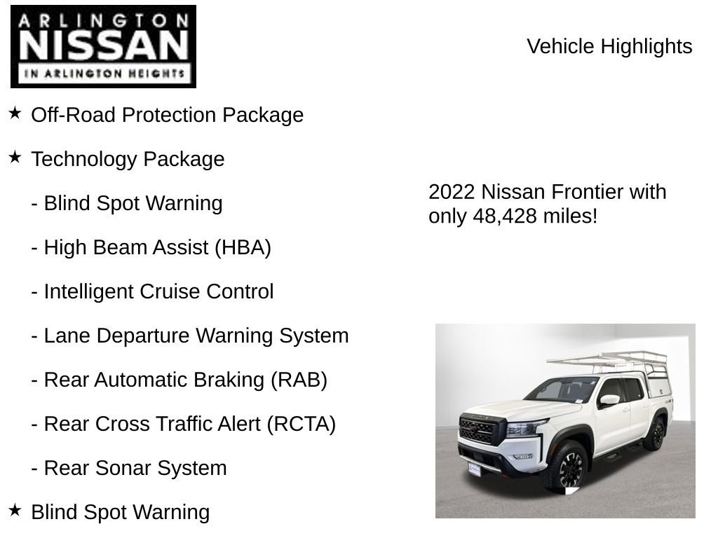 Certified 2022 Nissan Frontier PRO-4X w/ Technology Package AWD/4WD image 8