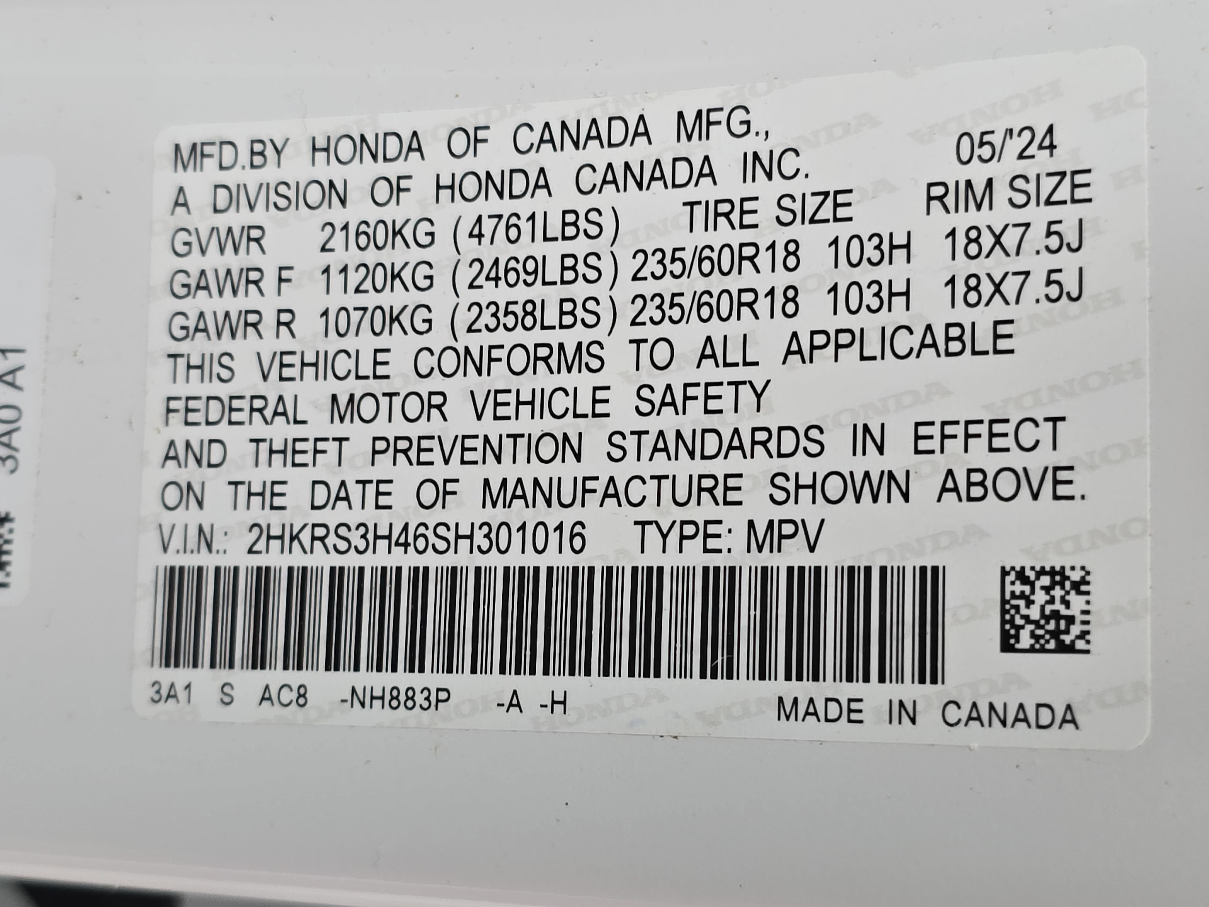 Certified 2025 Honda CR-V EX image 35
