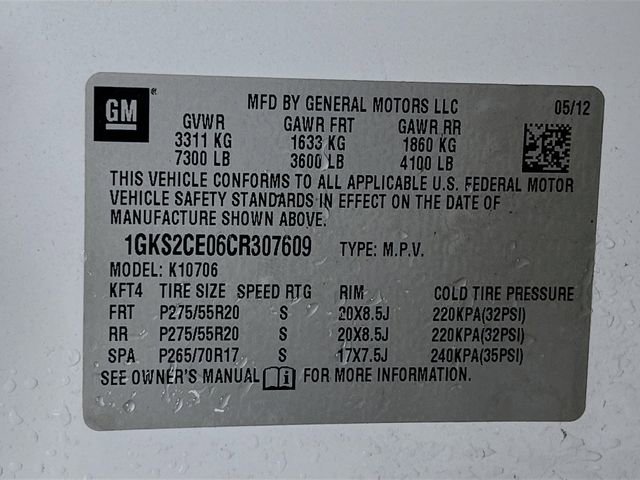 Used 2012 GMC Yukon SLT AWD/4WD image 12
