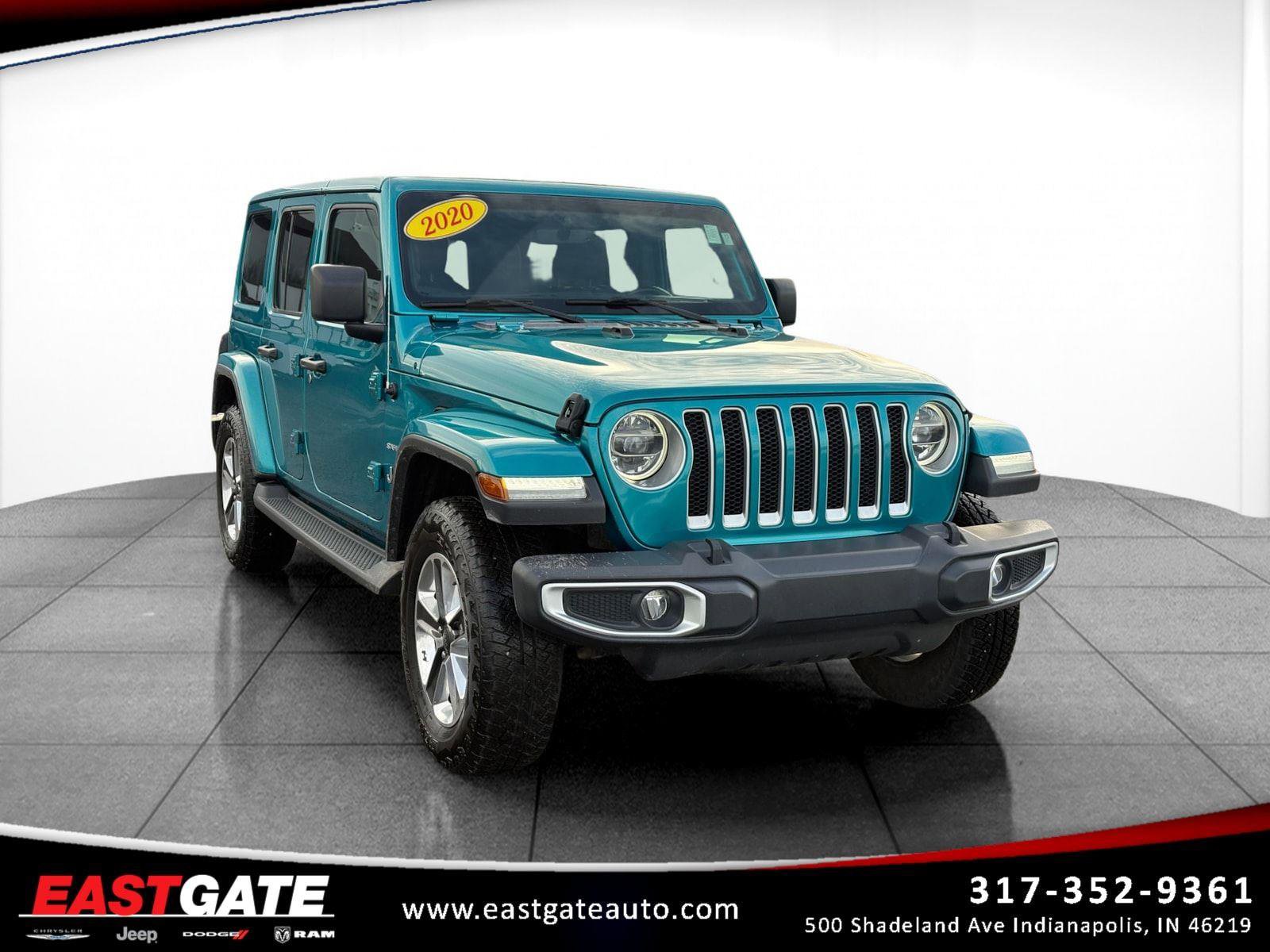 Used 2020 Jeep Wrangler Unlimited Sahara image 1