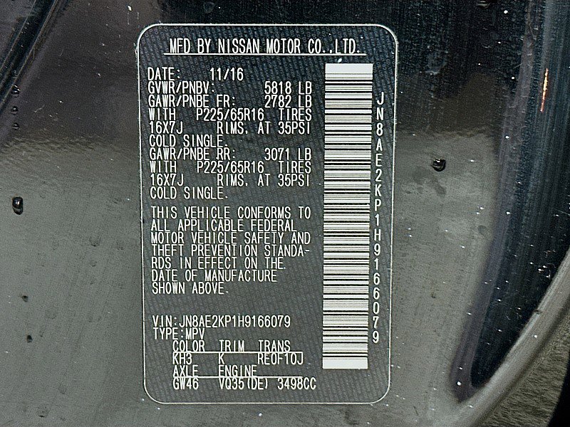 Used 2017 Nissan Quest SV image 31