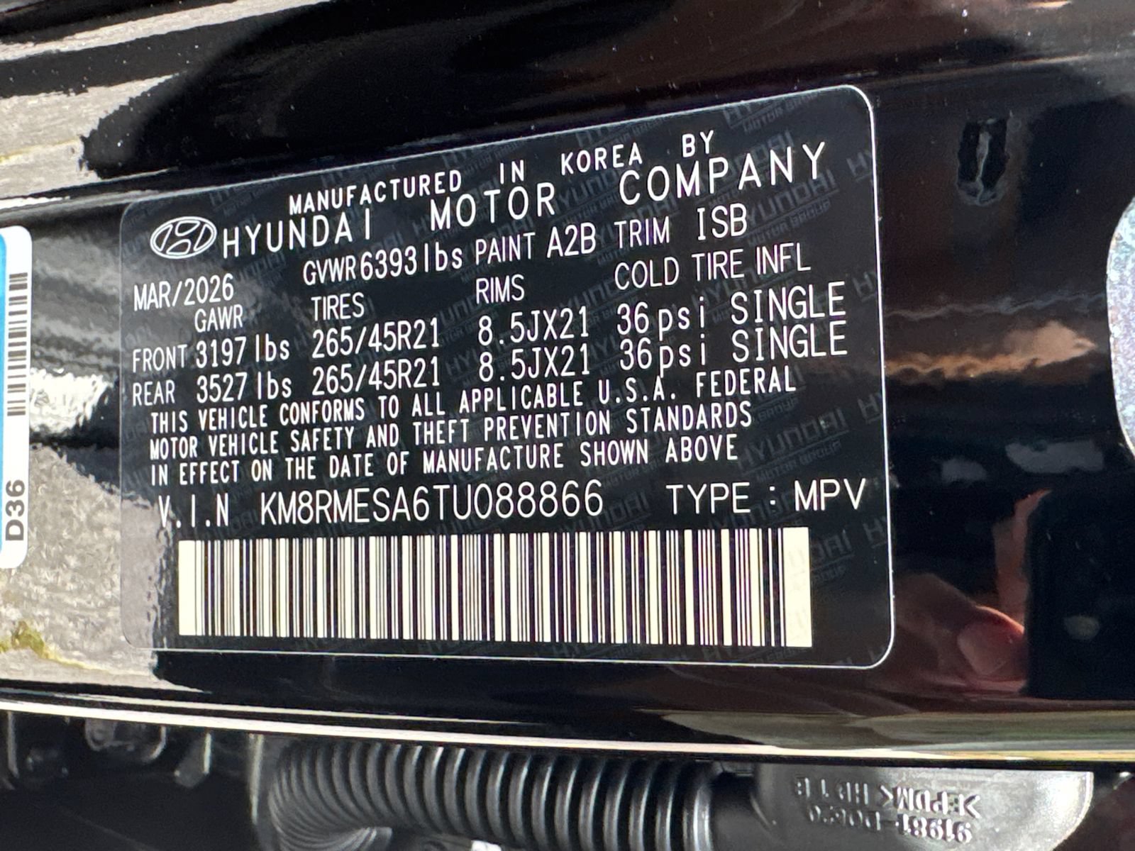 New 2026 Hyundai Palisade Calligraphy AWD/4WD image 34