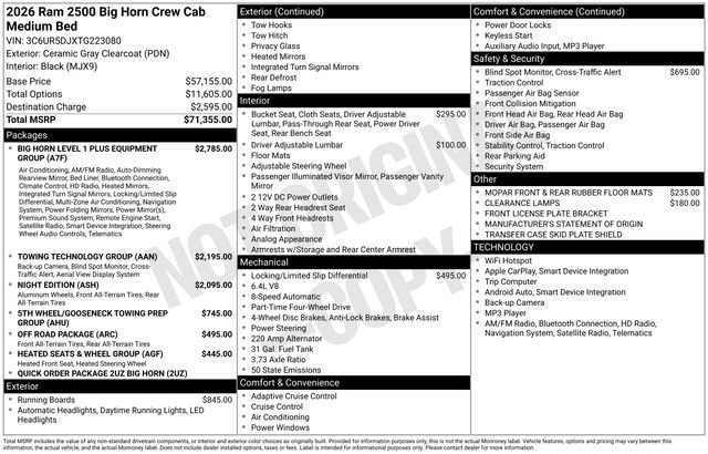 Used 2026 RAM 2500 Big Horn image 6