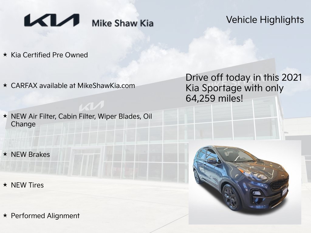 Certified 2021 Kia Sportage S FWD image 9