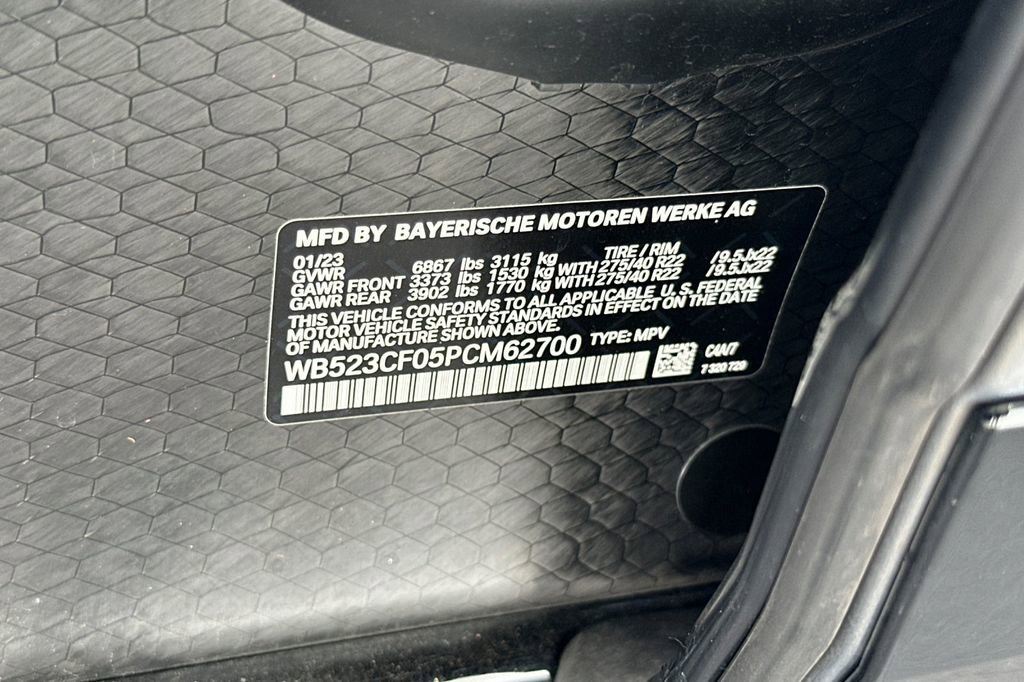 Used 2023 BMW iX xDrive50 w/ Sport Package AWD/4WD image 36