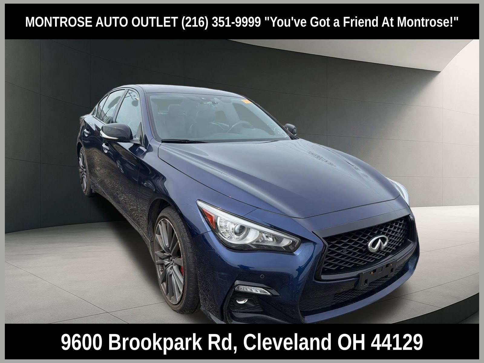 Used 2021 INFINITI Q50 Red Sport 400 AWD/4WD image 1