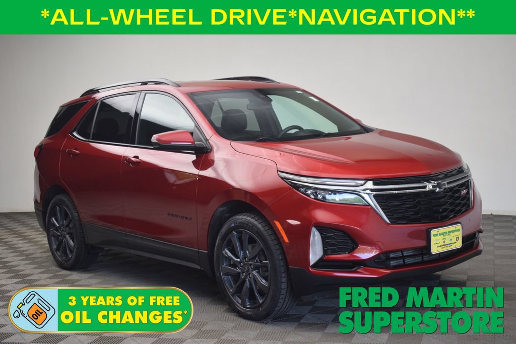 Used 2022 Chevrolet Equinox RS w/ RS Leather Package AWD/4WD image 1
