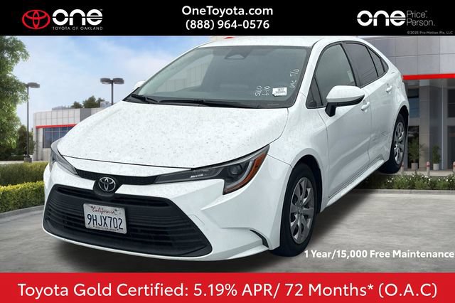 Certified 2023 Toyota Corolla LE w/ Carpet Mat Package (TMS)