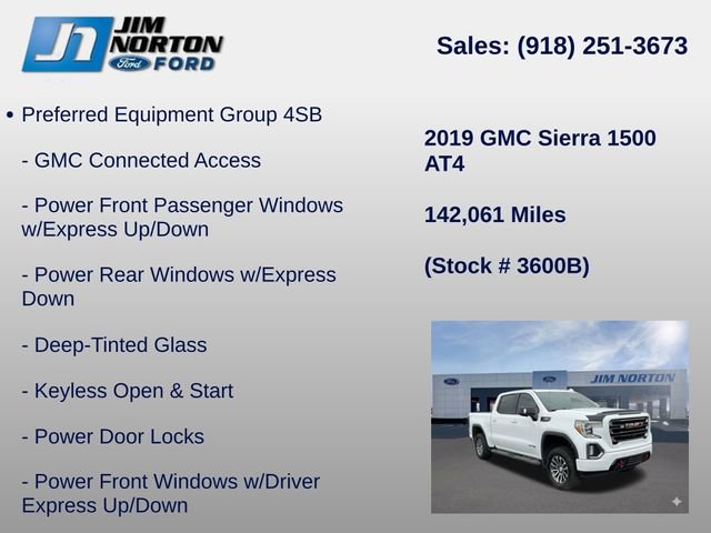Used 2019 GMC Sierra 1500 AT4 w/ AT4 Premium Package image 11