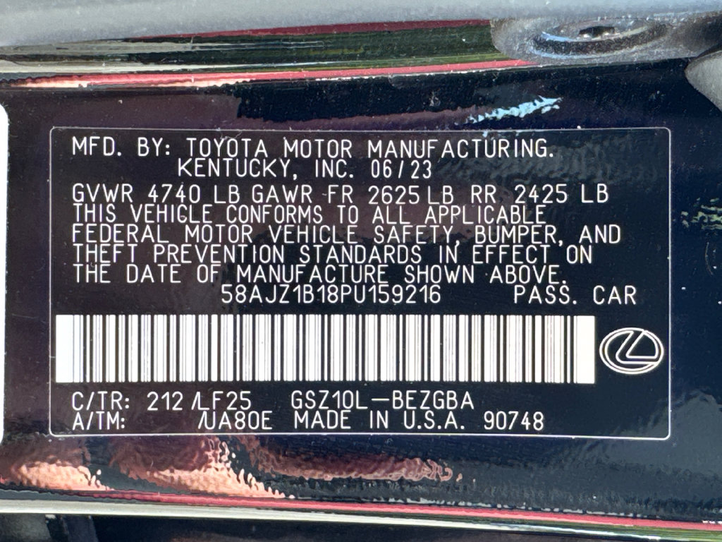Used 2023 Lexus ES 350 F Sport FWD image 32