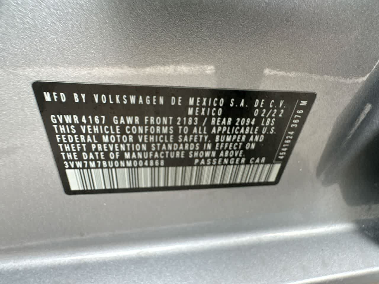 Used 2022 Volkswagen Jetta SE w/ Panoramic Sunroof Package FWD image 29