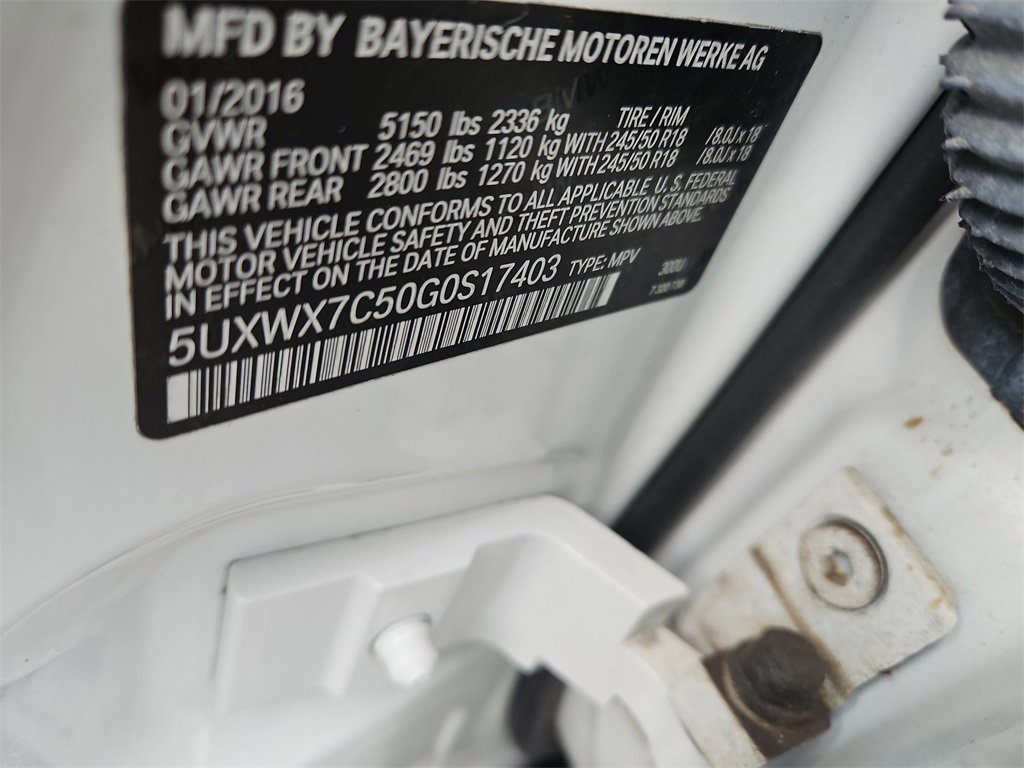 Used 2016 BMW X3 xDrive35i image 15