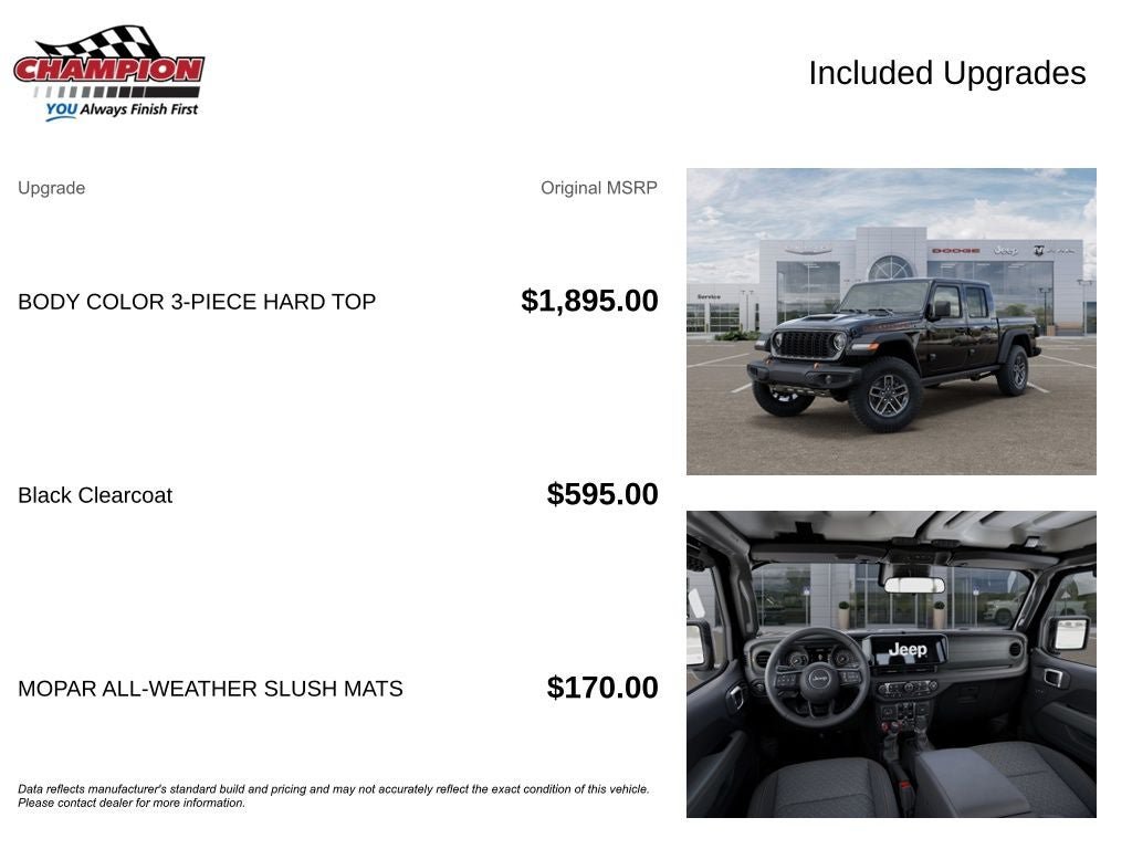 New 2026 Jeep Gladiator Mojave AWD/4WD image 6