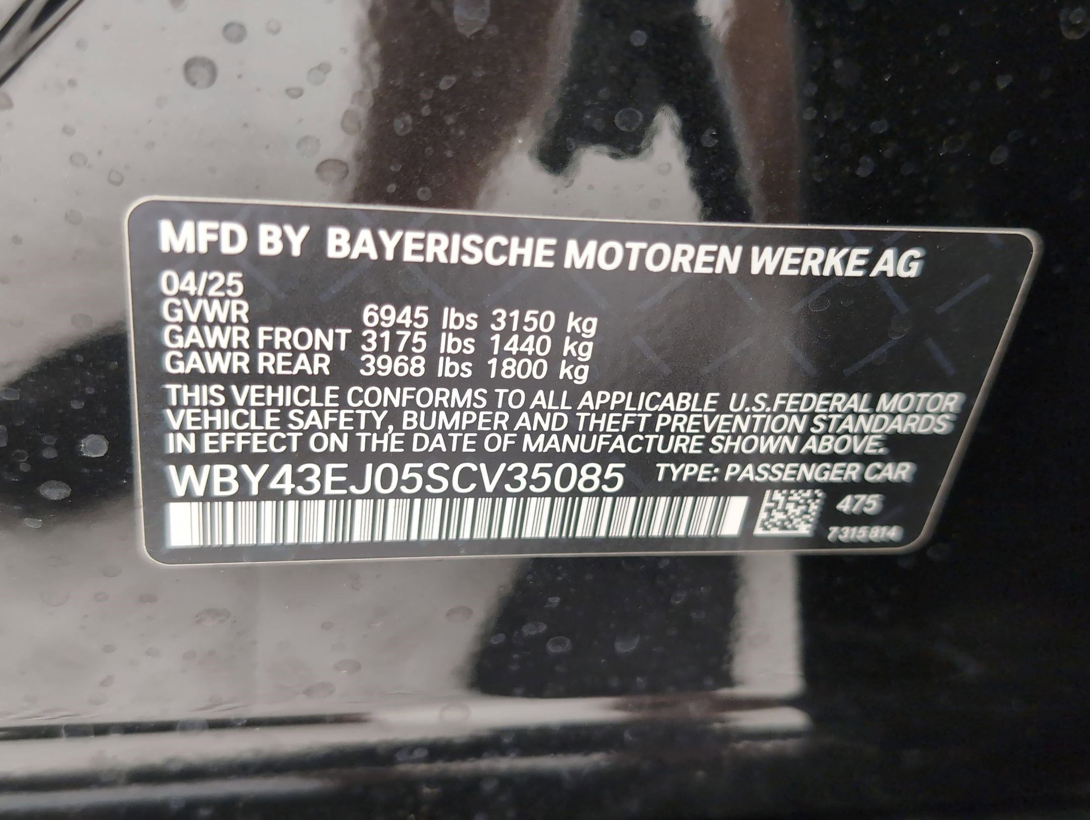 New 2025 BMW i7 xDrive60 w/ M Sport Package RWD image 17